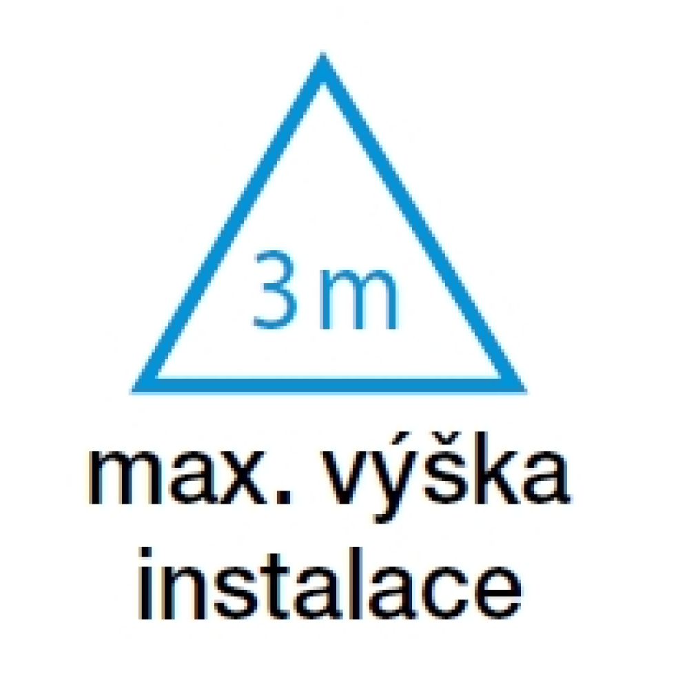 max. montážna výška