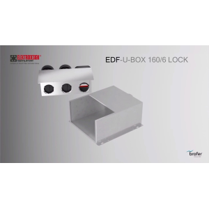 Univerzálny rozvádzač EDF-U-BOX 160/6 LOCK